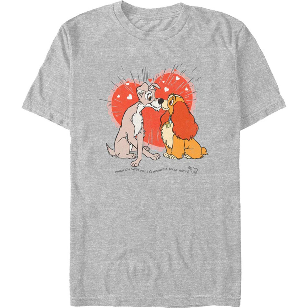Love Story Lady And The Tramp Disney Tshirt